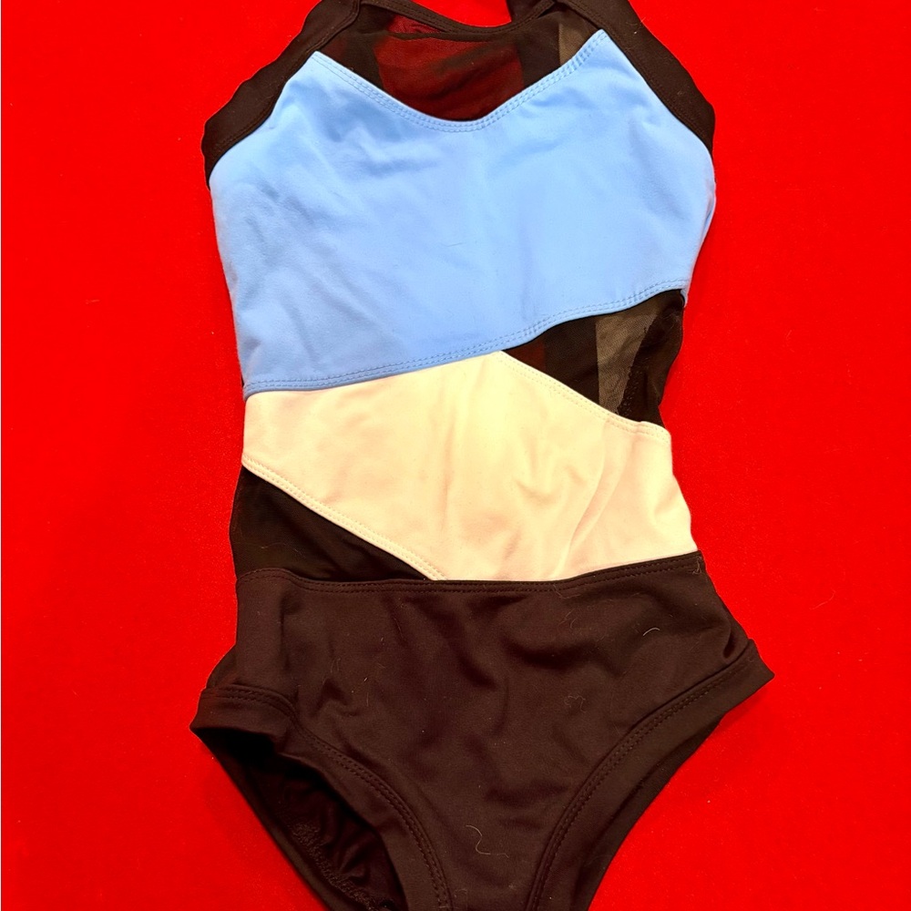 Five Dance-wear Colorblock One-Piece leotard